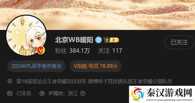前十加起来三千多万!kpl选手粉丝前十榜无畏仅第五梦泪力压fly